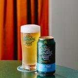 Sunday Road Brewing Sutherland Shire Beer coast track lager in a can and glass